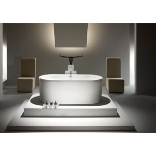 Kaldewei Centro Duo 71 x 32 Oval Bathtub with Molded Panel   128 7