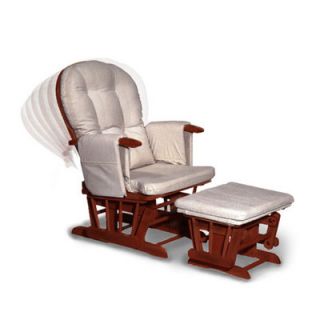 Angel Line 7 Position Recliner Glider and Ottoman