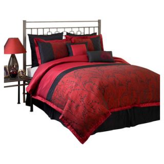 Special Edition by Lush Decor Flower Texture 8 Piece Comforter Set