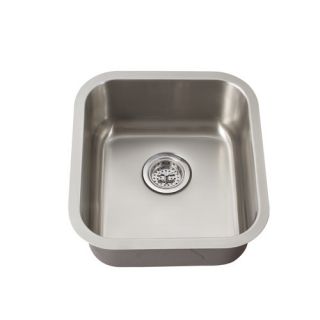 16.19 x 18 Single Bowl Bar Sink