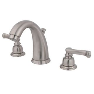 Elements of Design Widespread Bathroom Faucet with Double French Lever