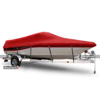Eevelle WindStorm V Hull Runabout Boat Cover with Windshield and Bow
