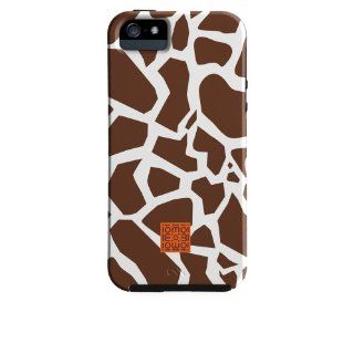 Case Mate Iomoi Designer Print Case for iPhone 5/s   Giraffe Pattern   Retail Packaging   Brown Cell Phones & Accessories
