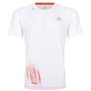 Adidas Supernova Mens Short Sleeve Running Gym T Shirt Tee Top   White   S Sports & Outdoors
