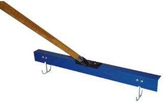 Bon 12 689 24 Inch Gauge Rake with Sleds and Wood Handle