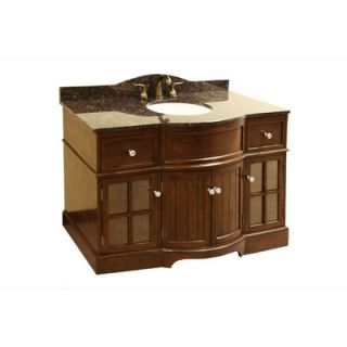 Legion Furniture 49 Single Bathroom Vanity Set with Granite Top