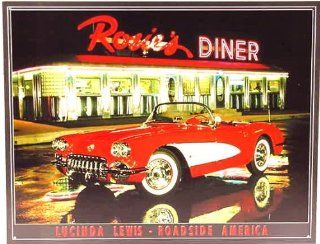 Lucinda Lewis Rosie's Diner Roadside America Vintage Retro Tin Sign   Decorative Plaques
