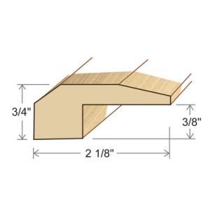 Moldings Online 0.75 x 2.13 Solid Hardwood Pine Threshold in