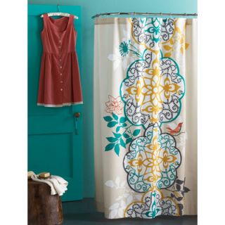Blissliving Home Shangri La Cotton Shower Curtain