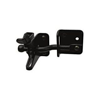 "4"" BLACK ADJUST O MATIC GATE LATCHES   FOR IN SINGING GATES"   Automatic Gate Latch  