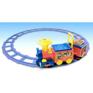 Kidz Motorz Talking Train Ride On Toy with Track