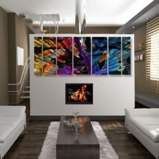 All My Walls Abstract by Ash Carl 3 Dimensional Holographic Wall Art
