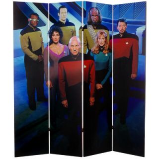 Oriental Furniture 71 x 63 Star Trek Tall Double Sided The Next