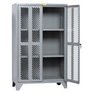 Little Giant SSLP2 A 2448 High Visibility Storage Cabinet with 2 Adjustable Shelves, 48" Width x 78" Height x 24" Depth