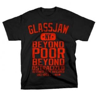 Glassjaw   Supplying on Black   T Shirt Clothing