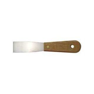 Westward 13A669 Putty Knife, Flex, FullTang, Stl/Wood, 1 1/4 Putty Knives