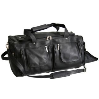 Royce Leather 21.5 Vaquetta Nappa Leather Travel Duffel Bag