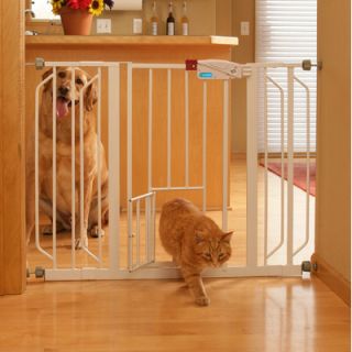 Carlson Pet Extra Wide Pet Gate with Pet Door