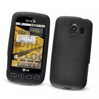 LG Optimus S LS670 (Sprint) Silicone Skin Case, Black Cell Phones & Accessories