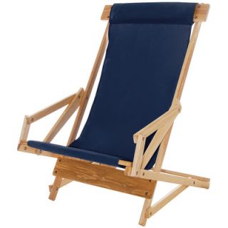 Blue Ridge Chair Works Sling Wood Recliner Beach Chair