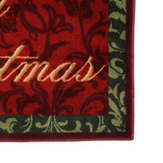 Shaw Rugs Home for the Holidays Merry Christmas Novelty Rug