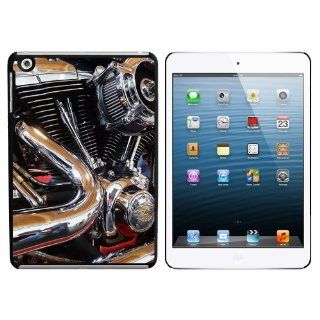 Motorcycle Chrome Motor Cylinder Exhaust Snap On Hard Protective Case for Apple iPad Mini   Black Computers & Accessories
