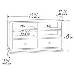 Sauder Sauder Meretto 46 TV Stand