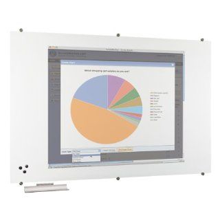 Best Rite 6' x 4' Matte Glass Marker Board  Electronic White Boards 