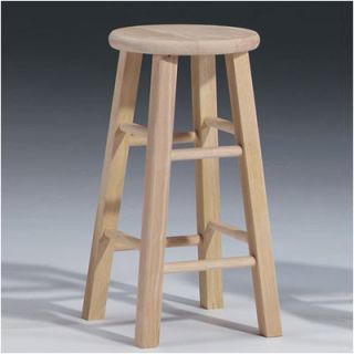 International Concepts 24 Round Top Stool