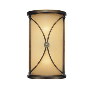 Wall sconce 2 Lights Deep flax bronze finish Atterbury collection