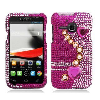 AIMO Dazzling Diamond Bling Case for Alcatel One Touch Evolve [T Mobile] Cell Phones & Accessories