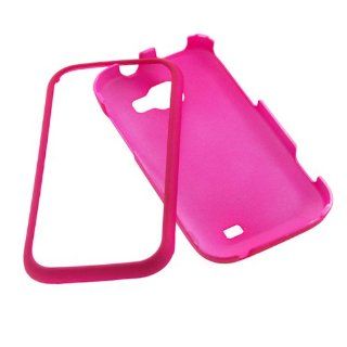 Samsung M920 Transform Rubberized Shield Hard Case   Hot Pink Cell Phones & Accessories