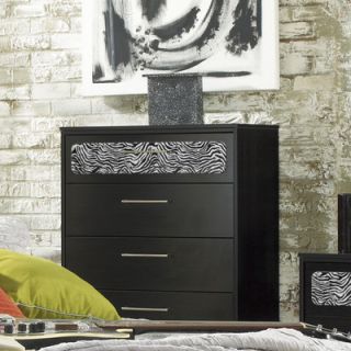 Lang Furniture Black Earth with Roller Glides 5 Drawer Dresser