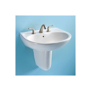 Prominence Wall Mount Bathroom Sink Set with SanaGloss Glazing