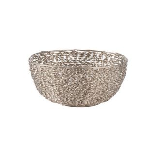 ARTERIORS Home Swain Large Hammered Polished Nickel Bowl