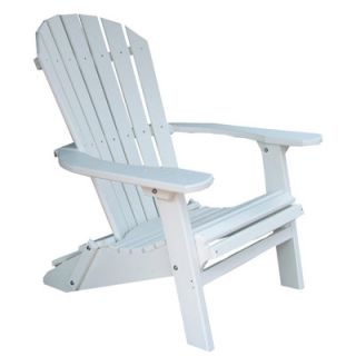 Buyers Choice Phat Tommy Folding Recycled Poly Adirondack Chair