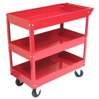 Metal Tool Cart with 3 Trays Home Improvement