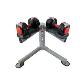 Mileage Fitness Adjustable Dumbbells with Stand