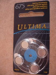 Ultima U675A "Hearing Aid Batteries 1.4v " x 4