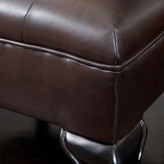 Home Loft Concept Marco Tufted Bonded Leather Side Chair