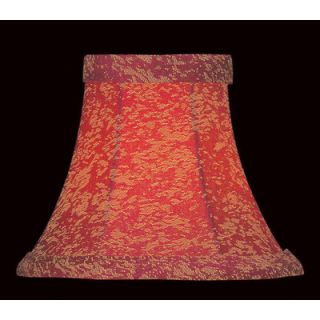 Lite Source Woven jacquard Chandelier Shade in Red
