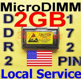 (2GB RAM) MicroDIMM DDR2 533 PC2 4200 172PIN memory Computers & Accessories