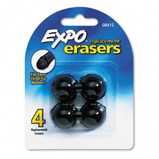 Sanford(R) EXPO(R) Eraser Refills For Chisel Tip Dry Erase Markers, Pack Of 4  Expo Marker With Eraser Tip 