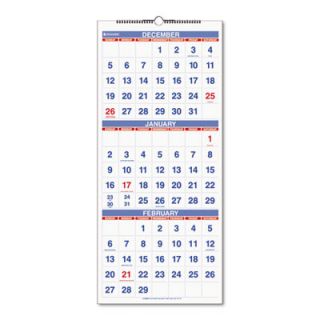 Months per Page 14 Month Wall Calendar, Vertical Format, 12 x 27, 2012