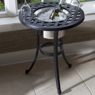 Round Beverage Side Table