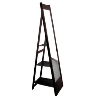 Proman Products Aris Classic Mirror Stand in Rich Mahogany