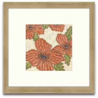 Epic Art Patterns of Passion Persimmon Floral II Wall Art