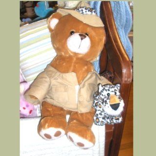Safari Bear with Friend Toys & Games