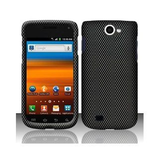 Black Carbon Fiber Hard Cover Case for Samsung Galaxy Exhibit 4G SGH T679 Cell Phones & Accessories
