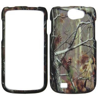 Samsung Exhibit II li 2 4G Galaxy W 4G SGH T679 T679M i8150 T MOBILE Phone CASE COVER SNAP ON HARD RUBBERIZED SNAP ON FACEPLATE PROTECTOR NEW CAMO HUNTER MOSSY REAL TREE Cell Phones & Accessories